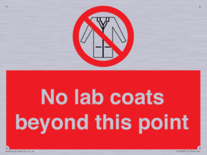 No lab coats beyond this point